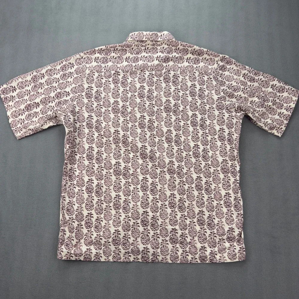 Reyn Spooner Joe Kealohas Mens Small Pineapple Print Button Down